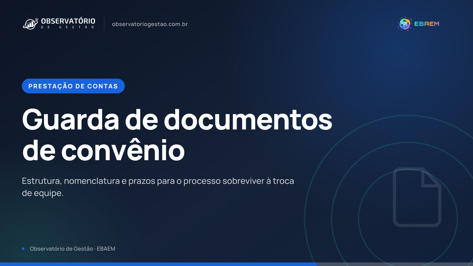 Guarda de documentos de convênio: o que arquivar, por quanto tempo e como