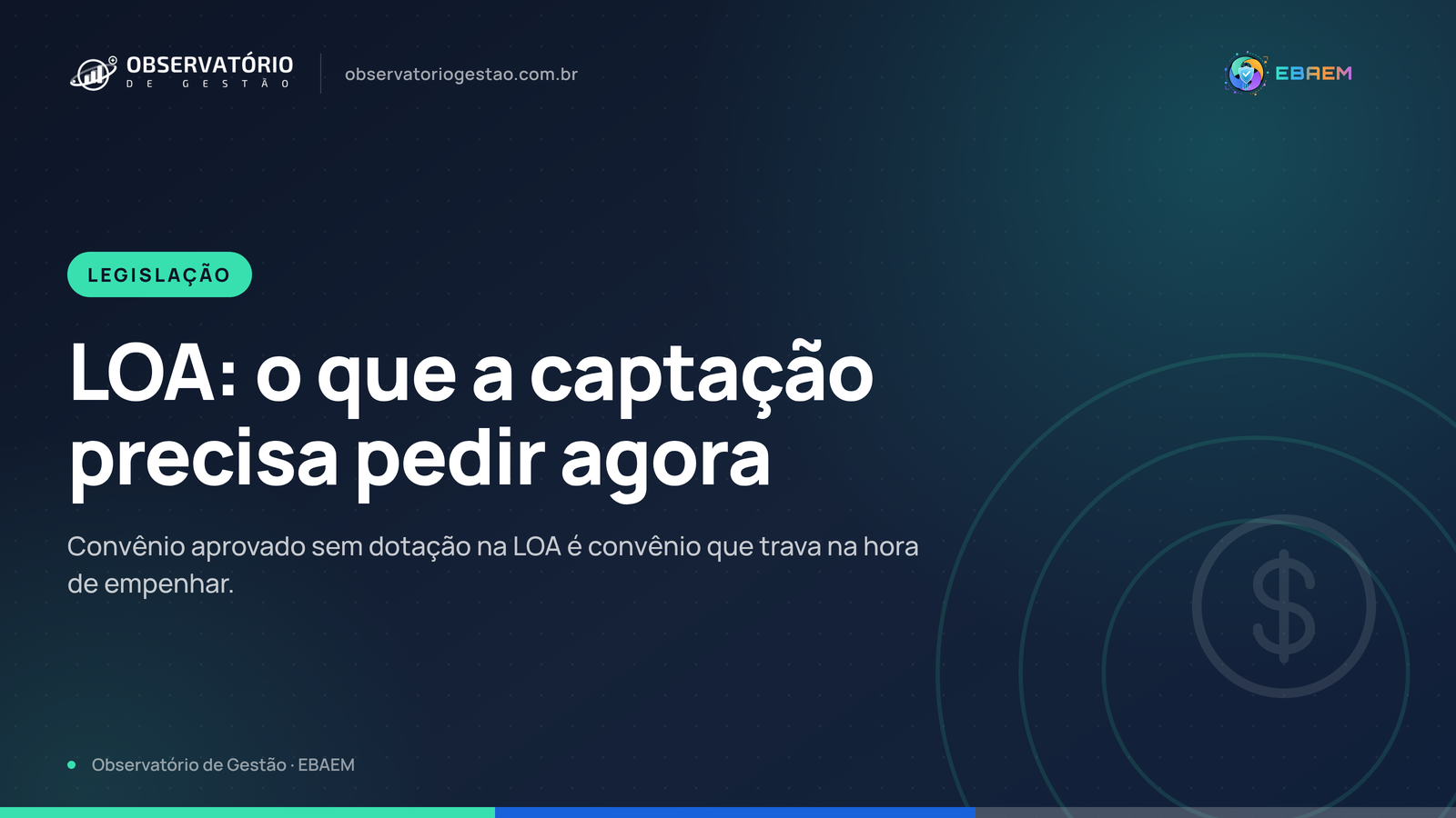 Prazo da LOA: o que o setor de convênios precisa colocar no orçamento