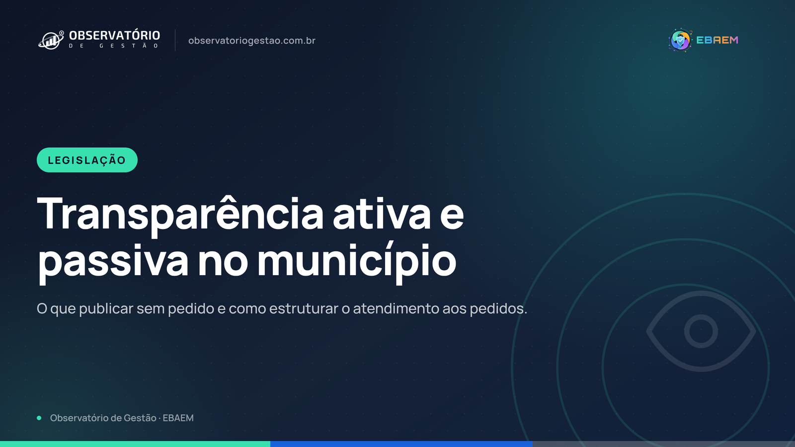 Transparência ativa e passiva: o que o portal do município precisa oferecer